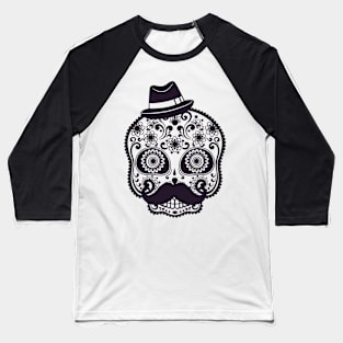 Mr. Sugar Skull Baseball T-Shirt